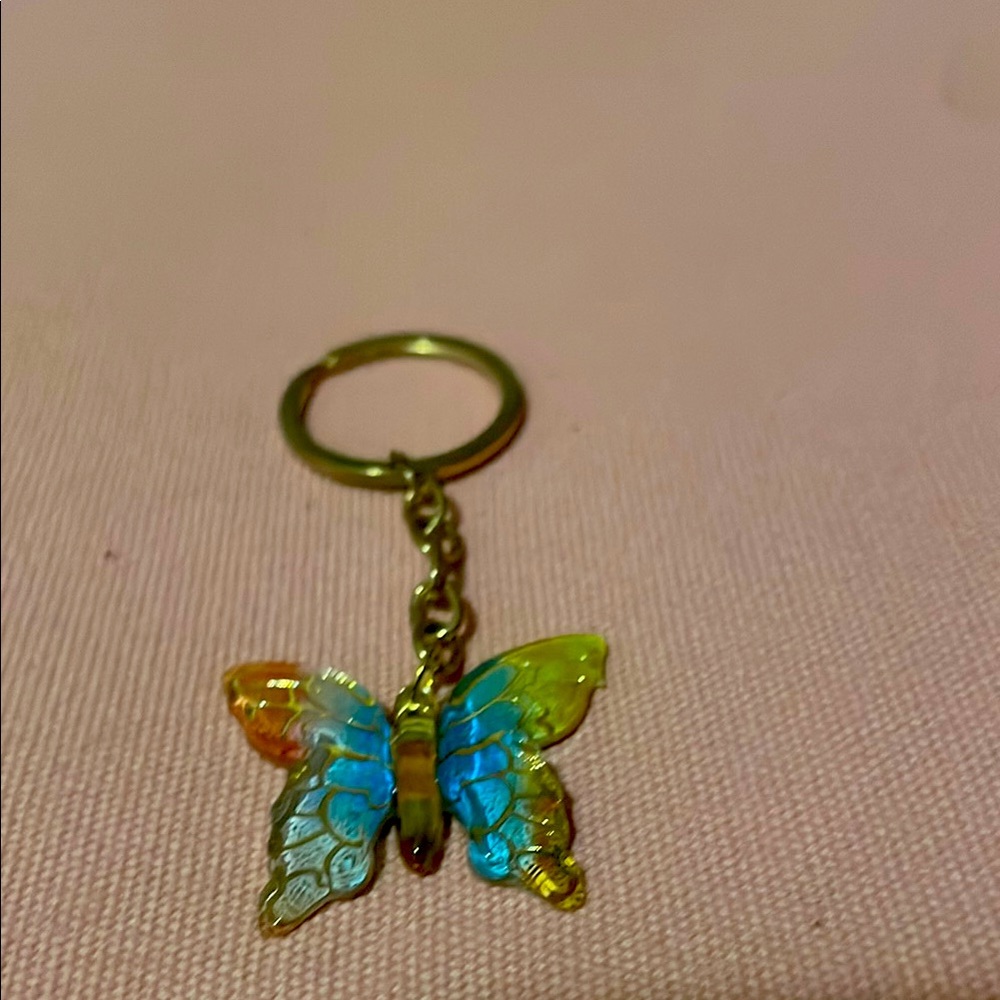 Colorful Butterfly Keychain